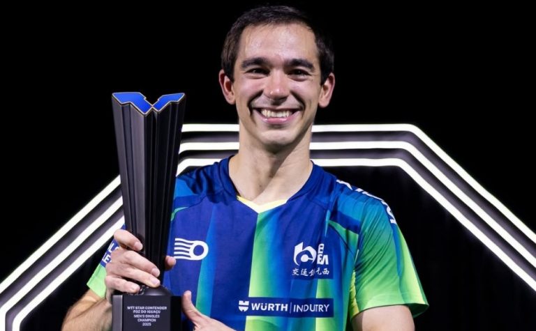 Calderano é campeão em Foz do Iguaçu e chega a seu terceiro título consecutivo
