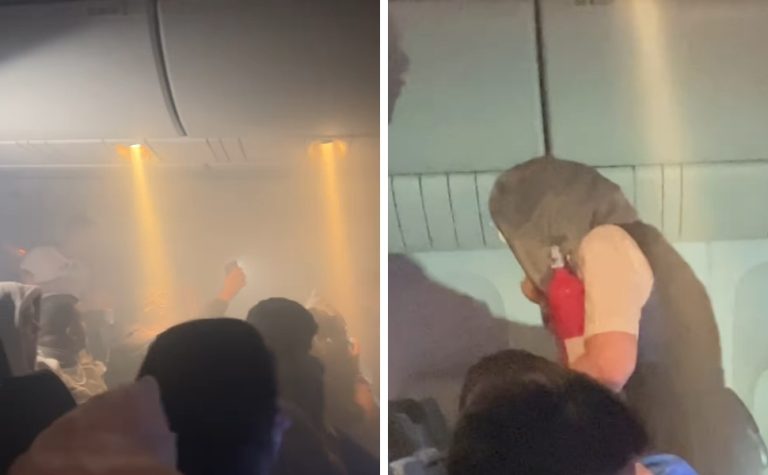 Carregador de celular pega fogo em avião durante voo que saiu de São Paulo