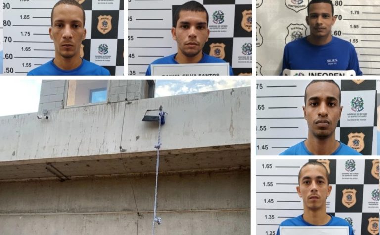 Cinco detentos fogem de penitenciária em Vila Velha