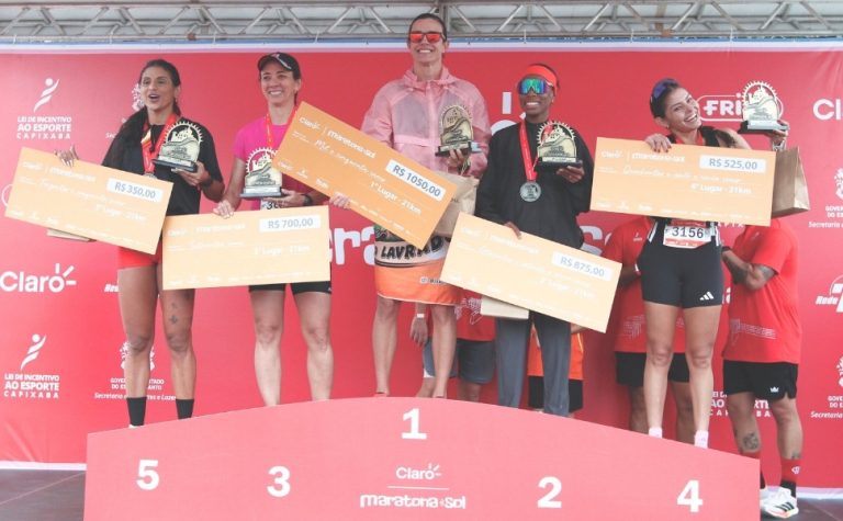 Corredores dão show nas provas da Claro Maratona do Sol