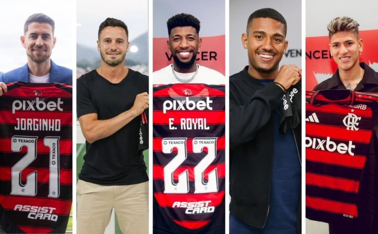 Flamengo inscreve os cinco reforços ‘europeus’ para as oitavas da Libertadores