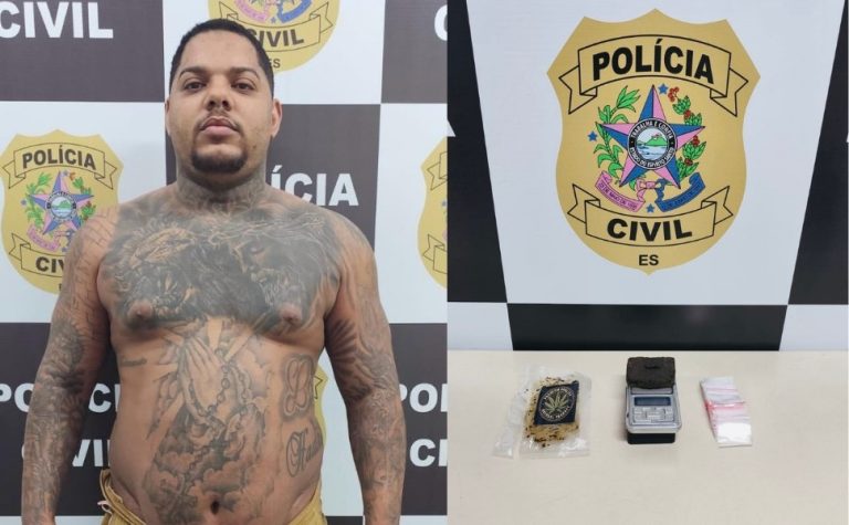 Gerente do tráfico condenado por homicídio é preso na Serra