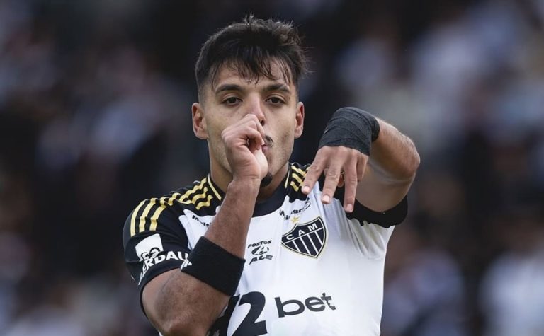 Gol do Atlético-MG contra o Vasco é o mais rápido do Brasileirão 2025