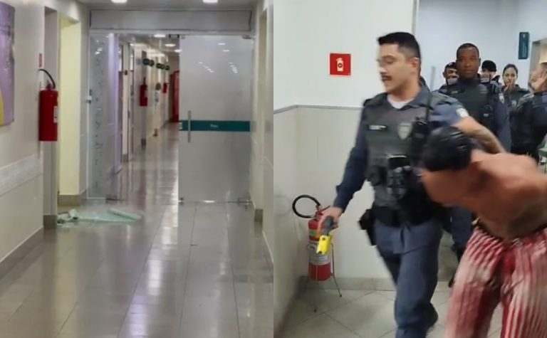 Homem é detido após invadir hospital particular e agredir enfermeira em Cariacica
