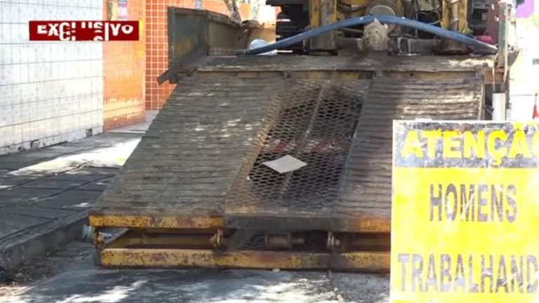Imagens exclusivas mostram acidente que causa a perda do braço de trabalhador