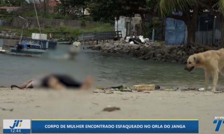 Jovem de 24 anos é encontrada morta com várias facadas na praia do Janga