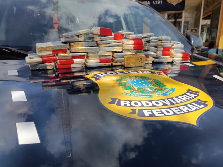 Mais 40 kg de ouro são apreendidos pela PRF; carga é avaliada em R$ 20 milhões