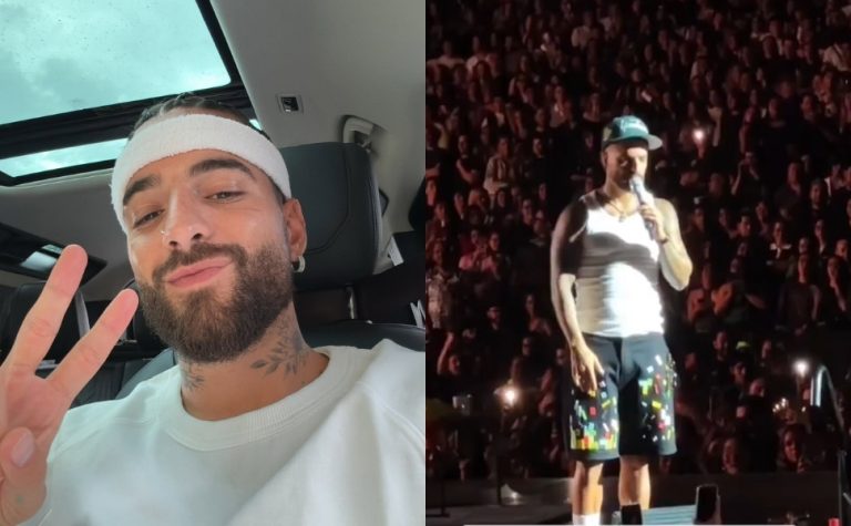 Maluma interrompe show para repreender fã que levou bebê sem proteção auditiva