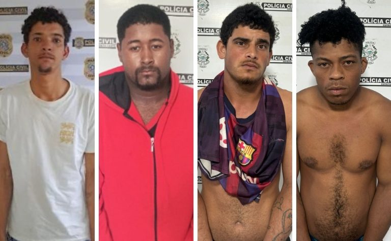 Polícia prende quatro suspeitos por homicídio em Rio Bananal
