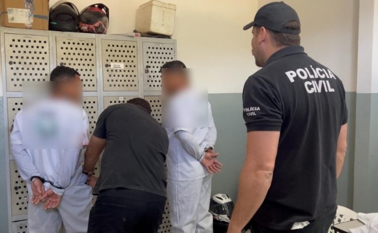 Polícia prende suspeitos de homicídio na zona rural de Fundão