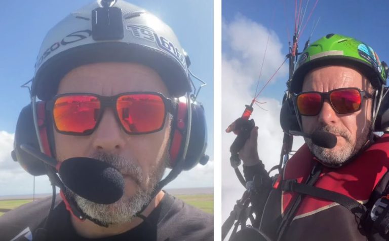 Policial que desapareceu durante voo com paramotor é encontrado morto no Paraná