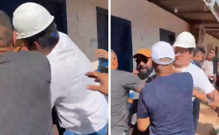 Prefeito de Macapá agride equipe de jornalista durante vistoria de obra no AP