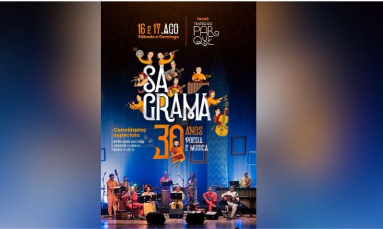 SaGRAMA faz show de 30 anos no Teatro do Parque com música e grandes parcerias