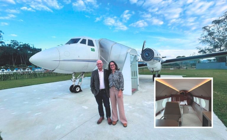 Suíte em avião no Caparaó Capixaba impulsiona turismo em Divino de São Lourenço