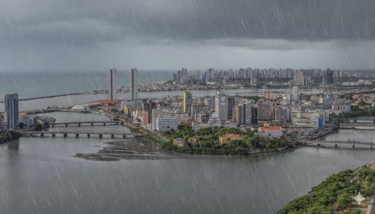 APAC emite alerta de chuva moderada para Região Metropolitana do Recife e Mata Sul