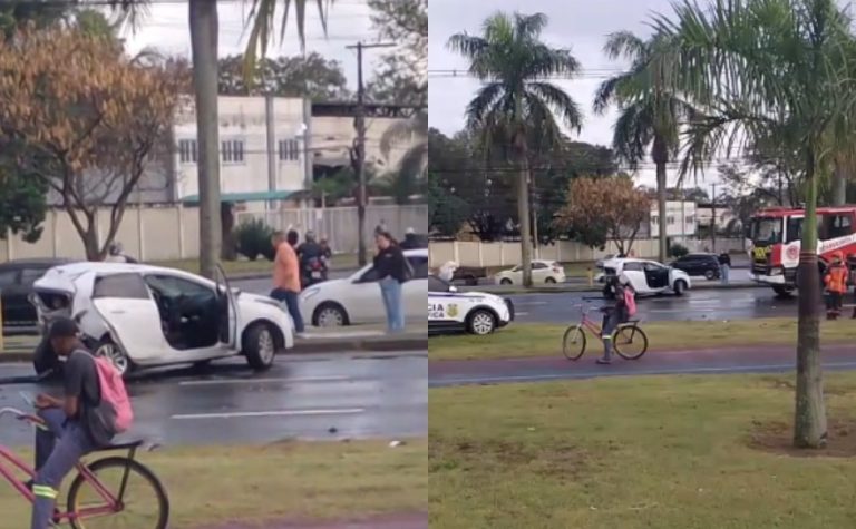 Acidente envolvendo dois carros mata mulher em avenida da Serra