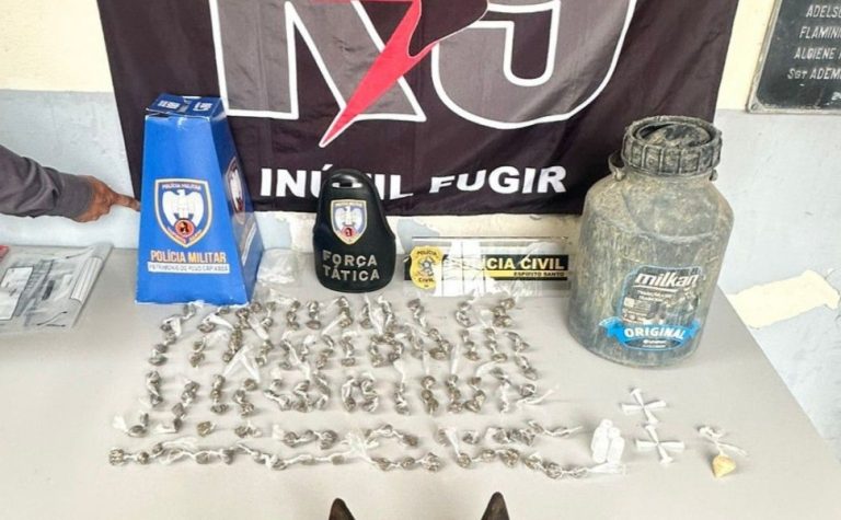 Adolescentes são detidos após drogas serem encontradas em tonel no Noroeste do ES
