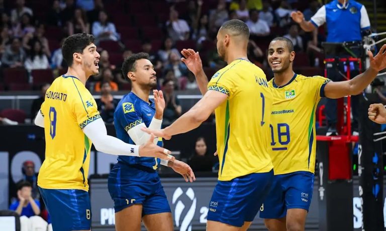 Brasil estreia no Mundial de vôlei com vitória contra a China