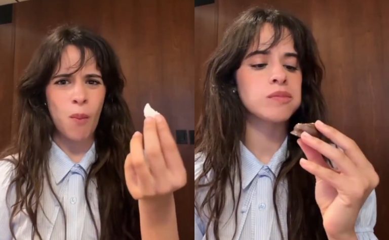 Camila Cabello prova quitutes brasileiros antes de show no The Town