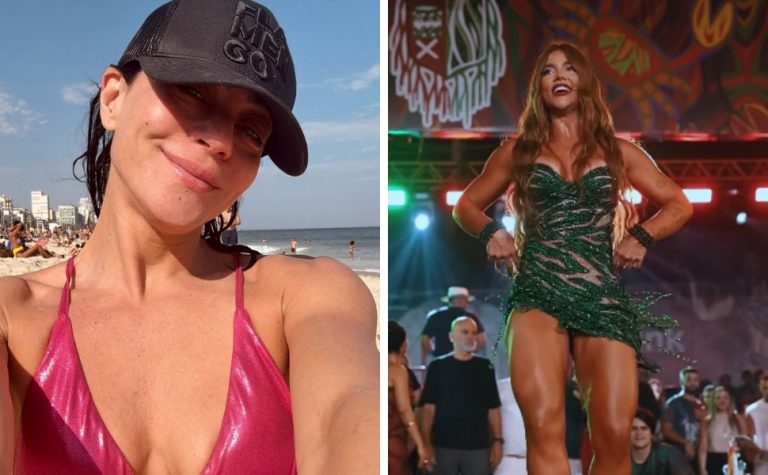 Carol Castro detona coroação de Virginia como Rainha de Bateria da Grande Rio