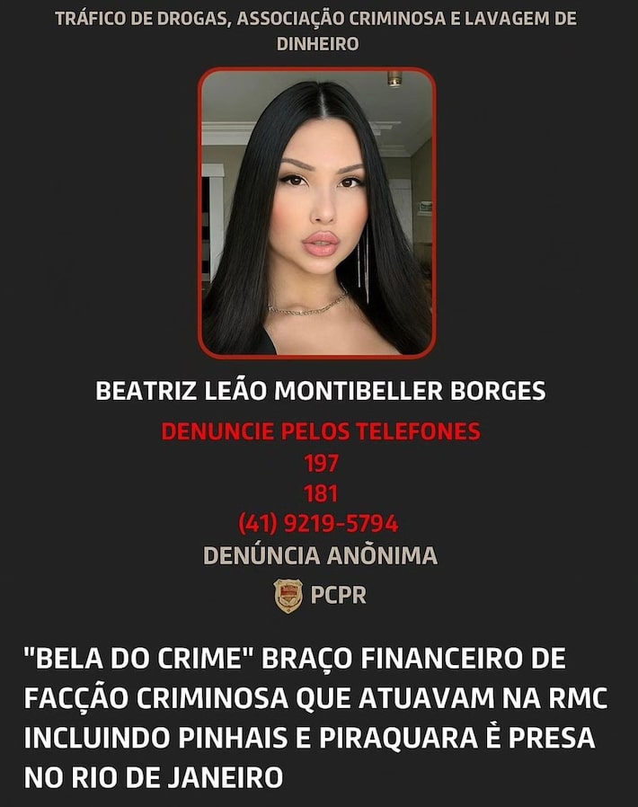 Como estudante de Veterinária gerenciava dinheiro do tráfico do PCC, segundo a polícia