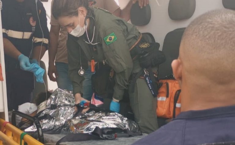 Criança de 2 anos é socorrida após sofrer queimaduras no Sul do Espírito Santo