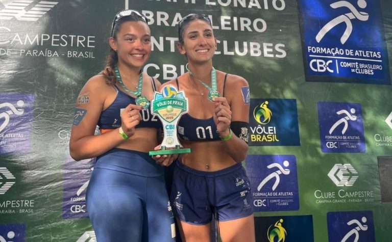 Dupla do Aest vence etapa do Brasileiro de vôlei de praia