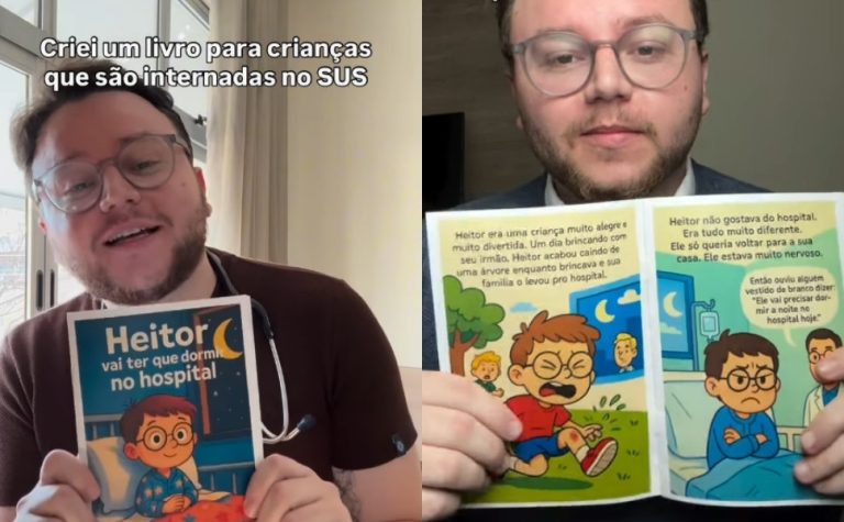 Estudante de medicina lança livro voltado a crianças internadas em hospitais
