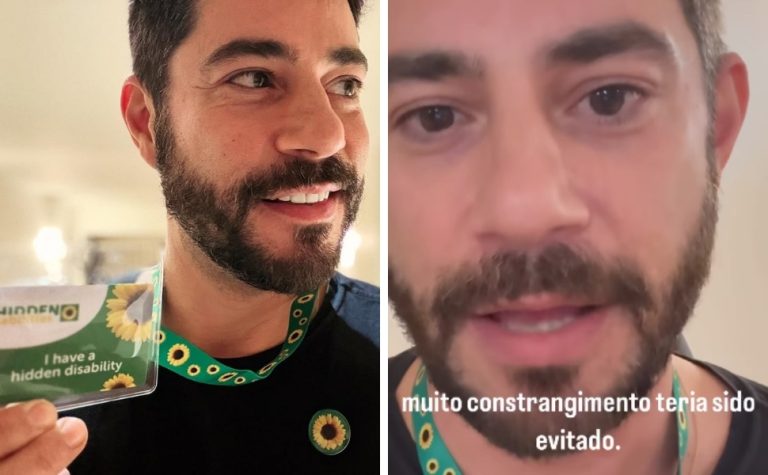 Evaristo Costa revela constrangimento em avião devido a doença rara