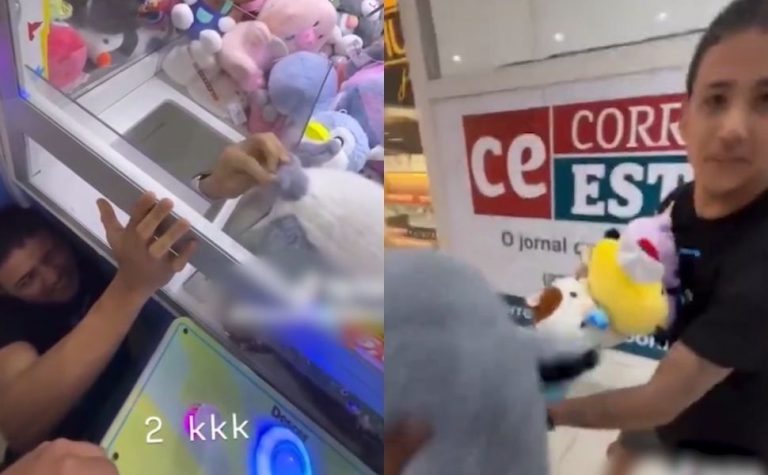 Jovem é preso após postar vídeo furtando pelúcias de máquina em shopping no ES