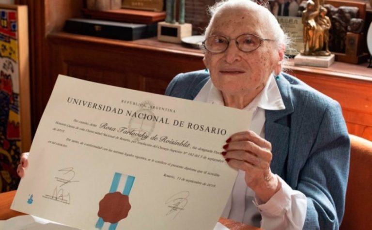 Morre, aos 106 anos, Rosa Roisinblit, liderança das Avós da Praça de Maio