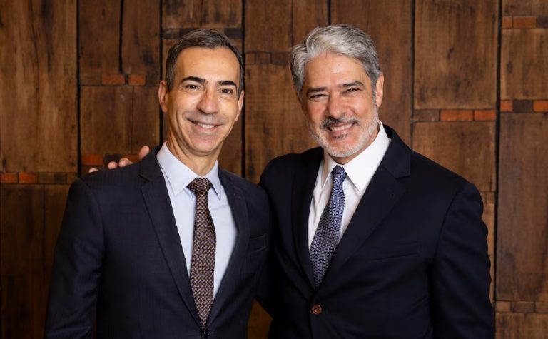 William Bonner deixa o Jornal Nacional e César Tralli assumirá lugar na bancada