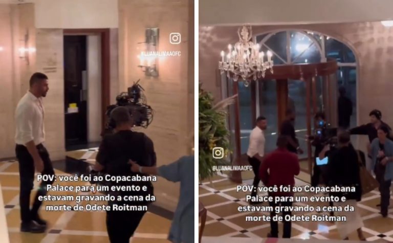 Amigas flagram gravação da cena da morte de Odete Roitman e entregam nova suspeita