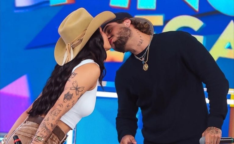 Ana Castela e Zé Felipe se beijam publicamente e atualizam relação