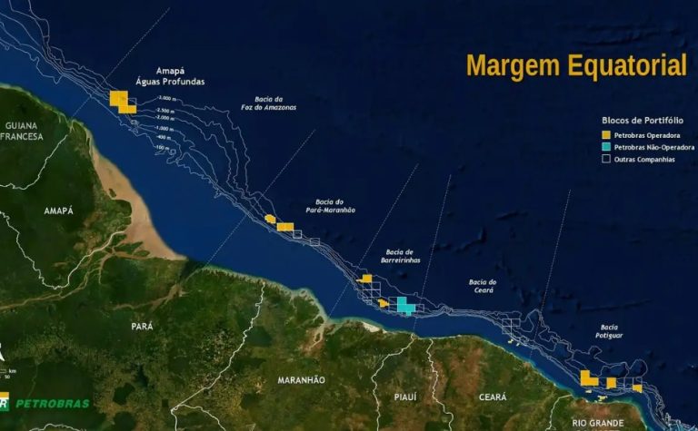 Brasil pode ser 4º em petróleo com a Foz do Amazonas