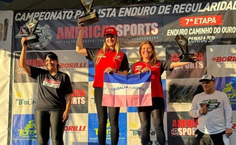 Capixaba Késsia Tristão conquista o octa brasileiro de enduro de regularidade