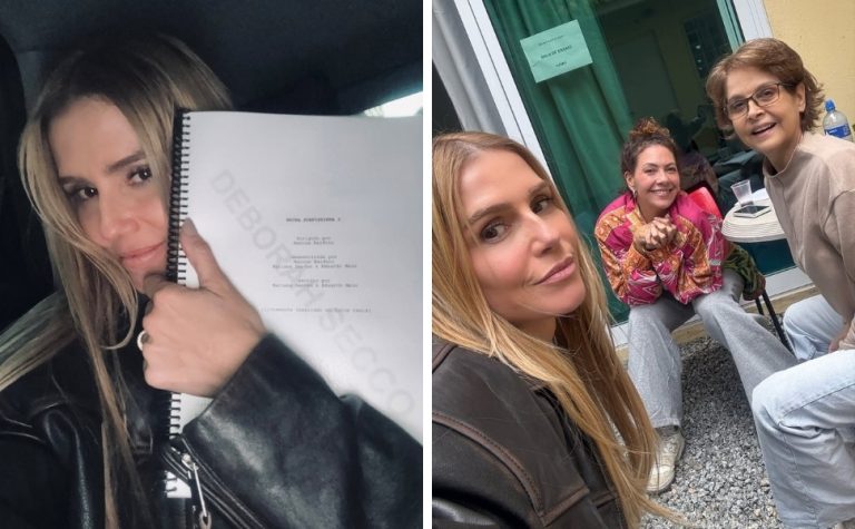 Deborah Secco compartilha fotos dos bastidores de ‘Bruna Surfistinha 2’
