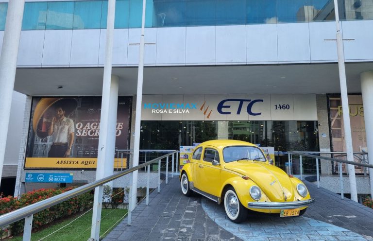 Fusca original de “O Agente Secreto” ganha exposição no Shopping ETC