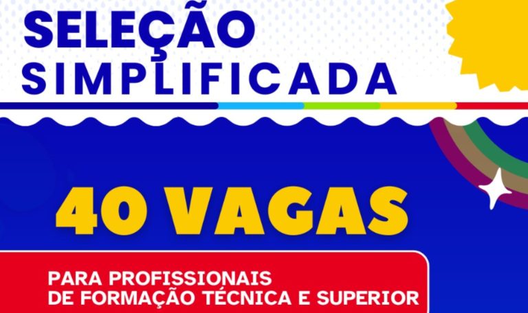 Governo de PE abre seleção simplificada para Secretaria de Recursos Hídricos