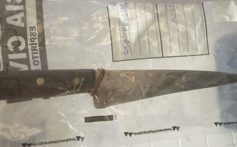 Homem é preso após confessar ter esfaqueado adolescente de 14 anos na Serra