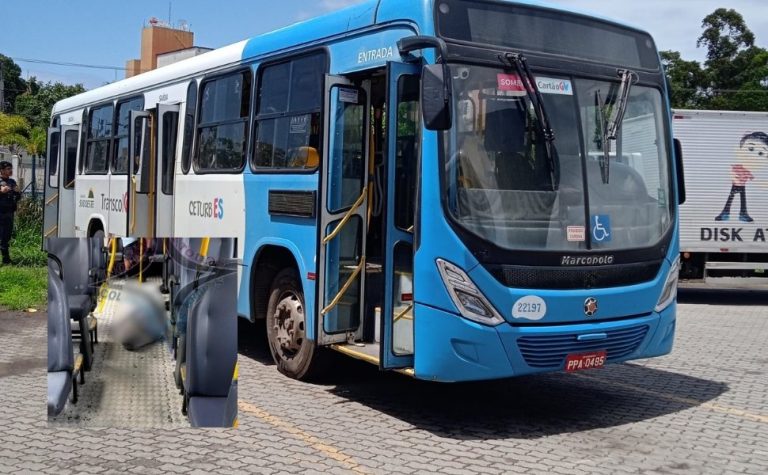 Homem morre dentro de ônibus e é encontrado por motorista na Serra