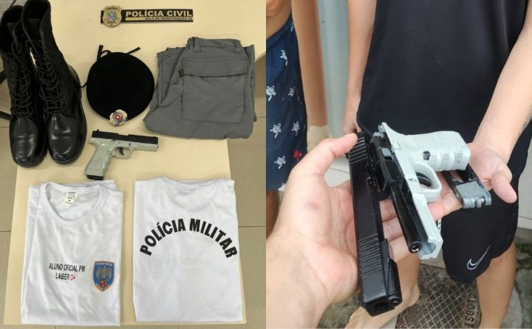 Homem que se passava por aluno da Polícia Militar tem materiais apreendidos