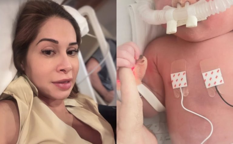 Maíra Cardi anuncia nascimento da filha e diz que ela está na UTI
