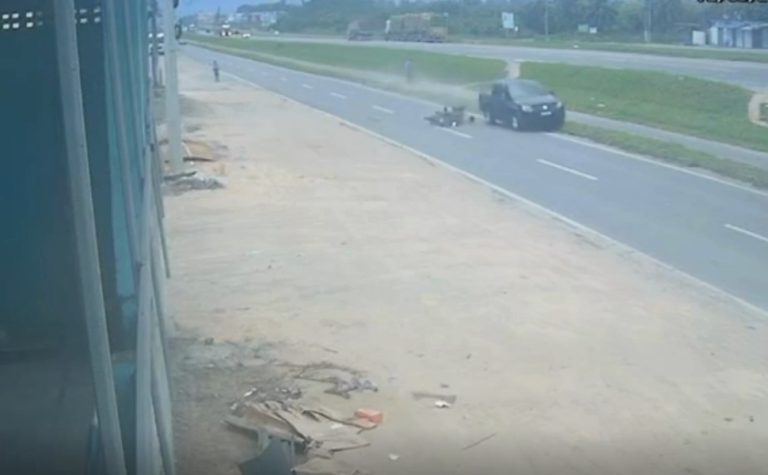 Motorista é indiciado por atropelar mototáxi e passageiro em Linhares; veja vídeo