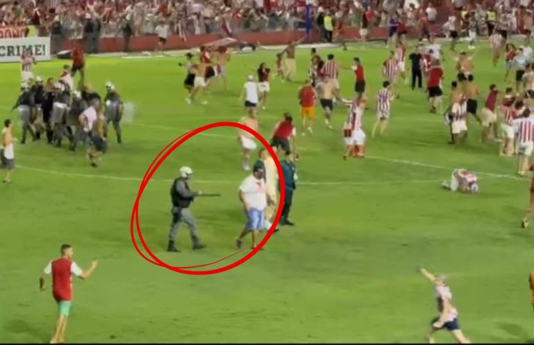 Perseguição e violência: PM agride torcedor do Náutico na festa do acesso à Série B