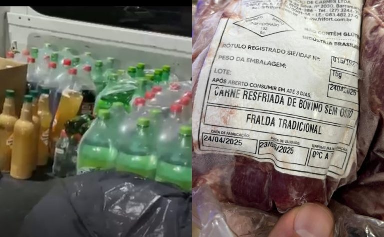 Polícia apreende bebidas e carnes vencidas em distribuidora de Viana