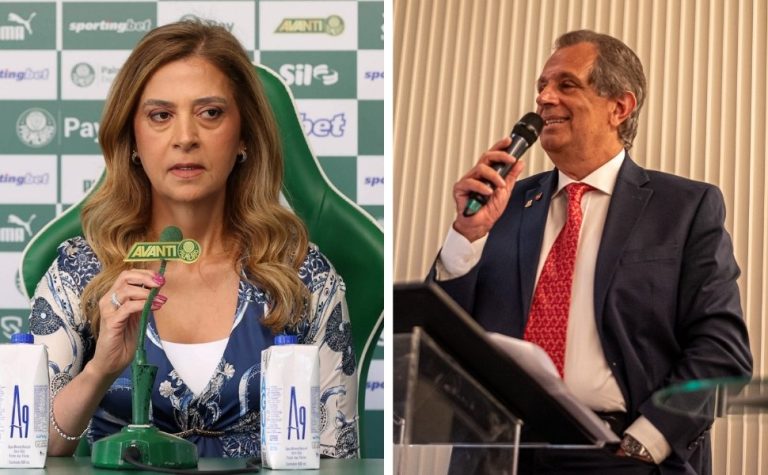 Presidente do Flamengo, Bap critica Leila Pereira e ataca: ‘Libra é palmeirense’