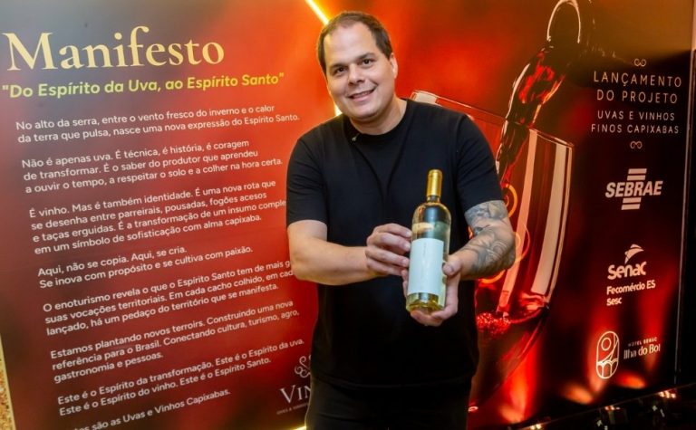 Projeto do Sebrae estimula cultivo de uvas para produção de vinhos finos no ES