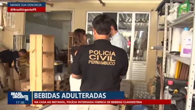 Recife: Polícia interdita fábrica clandestina de bebidas alcoólicas em San Martin