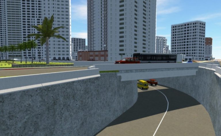 Veja como fica o trânsito com nova fase das obras do Mergulhão de Camburi